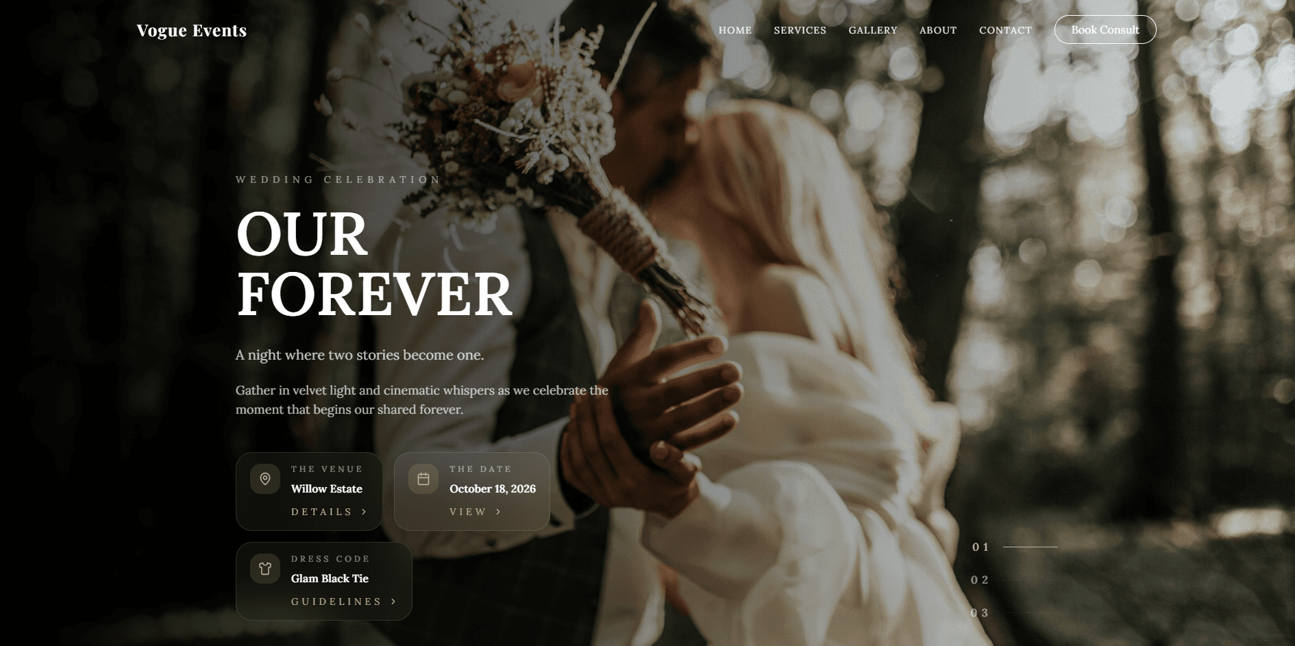 Event and Management Website